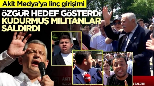 AKİT MEDYAYA SALDIRIYI KINIYORUZ